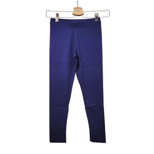 Spotted Zebra Girl’s Leggings Navy Blue Size Medium(8)